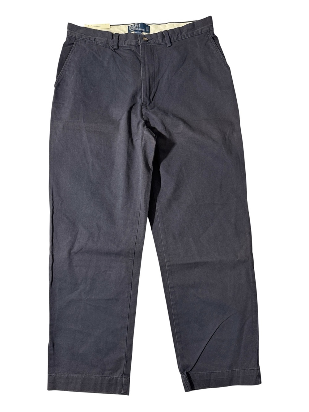 NEW Polo Ralph Lauren mens 34x29 navy blue prospect vintage chino pants NWT